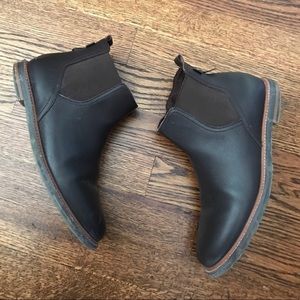 Tucker & Tate leather ankle boots zip brown 5M